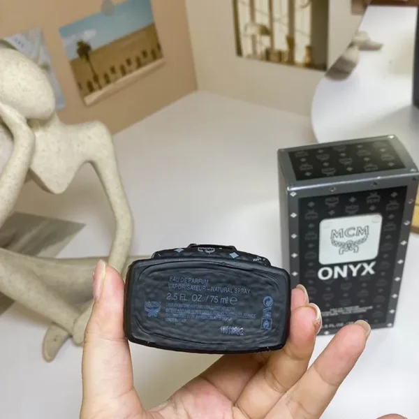 MCM2023 New Black Agate perfume Black Shoulder Bag Men's perfume 75ml - Image 5