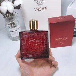 Versace new red Eros Eau de Parfum for men new red bottle 100ml.