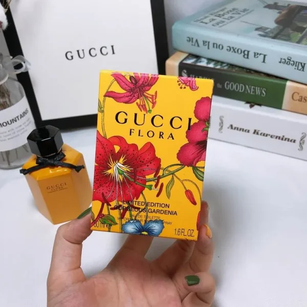 Gucci Flower Dance Gorgeous Gardenia 2018 Limited Edition Yellow Bottle 50ml - Image 4