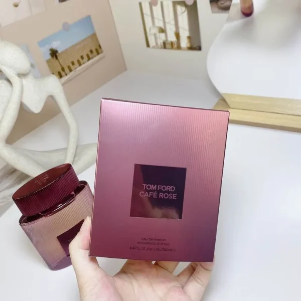 OM FORD/TF Tom Ford 2023 new coffee rose CAFE ROSE perfume 100ml - Image 3