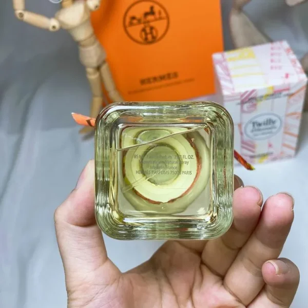 Hermes/Hermes 2021 New Fragrant White Hat Scarf perfume 85ml Twilly - Image 3